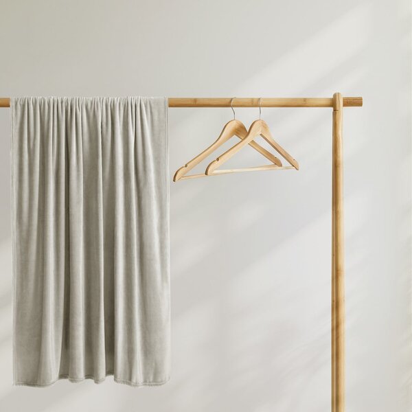 Beżowy koc z mikropluszu 160x210 cm Mic – Restilo