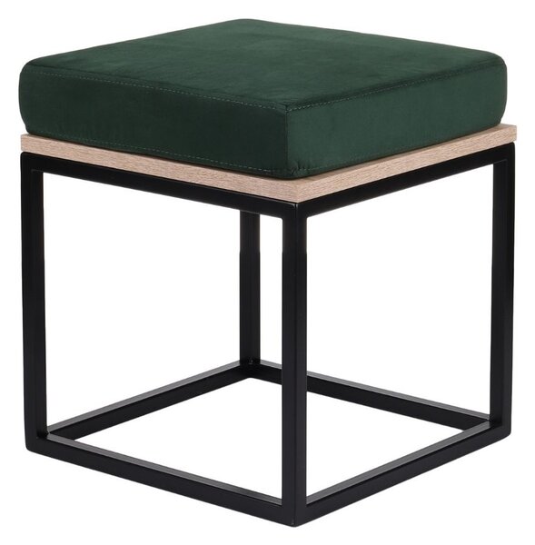 Stolik ławka Linda Cube, ławka do przedpokoju, pufa do salonu, pufa ze stolikiem, puf, loftowa, minimalistyczna