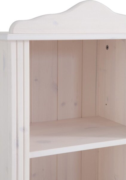 Biały regał z litego drewna sosnowego 77x116 cm Ella – Støraa