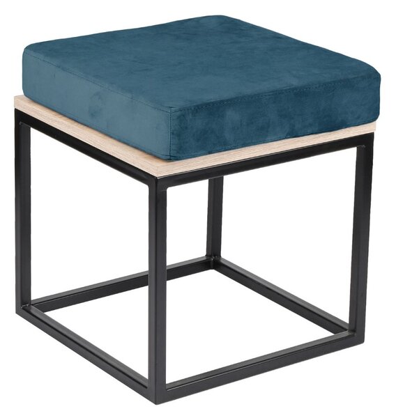 Stolik ławka Linda Cube, ławka do przedpokoju, pufa do salonu, pufa ze stolikiem, puf, loftowa, minimalistyczna