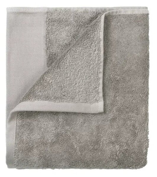Szare ręczniki z bawełny organicznej frotte zestaw 2 szt. 30x50 cm Riva – Blomus