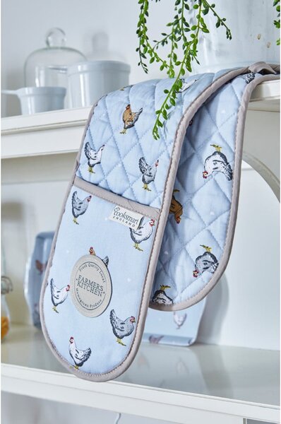 Podwójna bawełniana rękawica kuchenna Cooksmart ® Farmers Kitchen