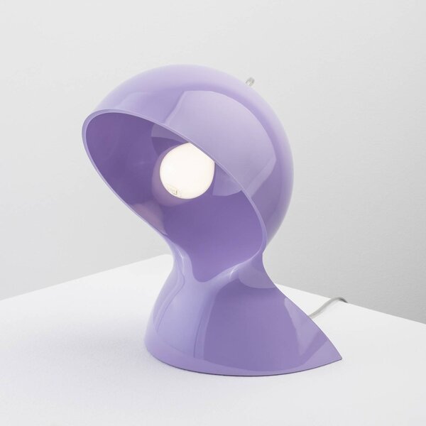 Artemide Lampa stołowa Dalù, fioletowy / różowy / bladoróżowy, salon / jadalnia, tworzywo sztuczne, design
