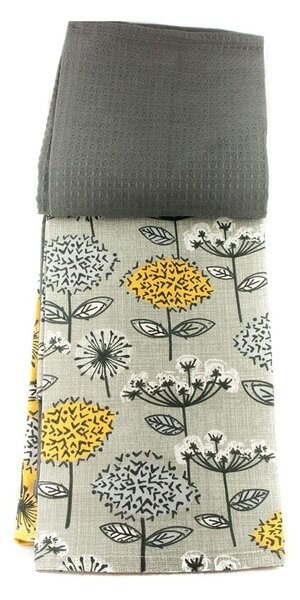 Bawełniane ścierki zestaw 3 szt. 45x65 cm Retro Meadow – Cooksmart ®