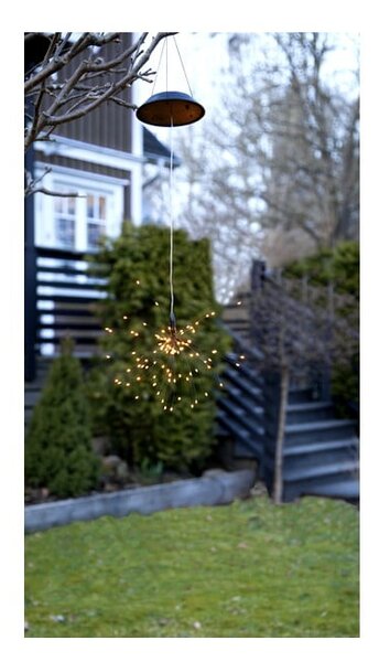 Ogrodowa lampa solarna LED z białymi diodami Star Trading Firework, wys. 50 cm