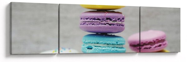 Obraz makaroników (170x50 cm)