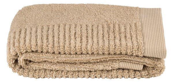Beżowy bawełniany ręcznik frotte 50x100 cm Classic – Zone