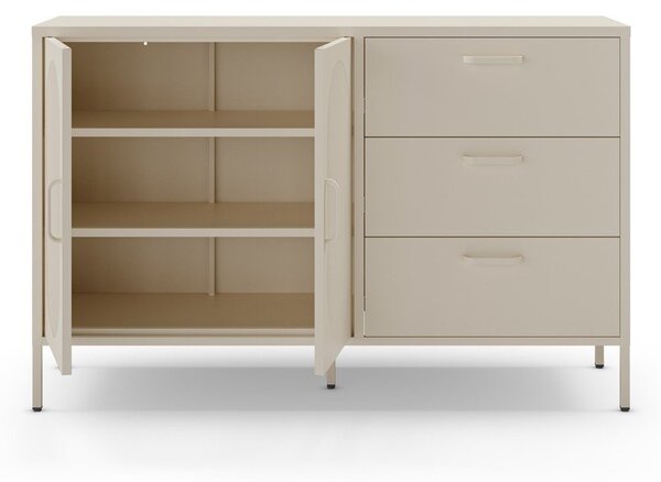 Kremowa komoda 140x90 cm Diora – Marckeric