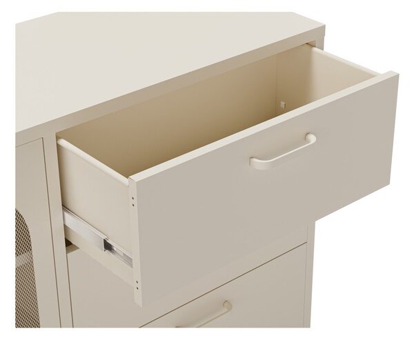 Kremowa komoda 140x90 cm Diora – Marckeric