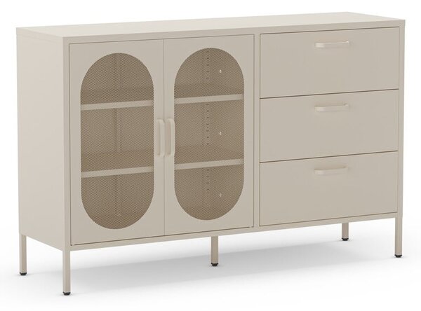 Kremowa komoda 140x90 cm Diora – Marckeric