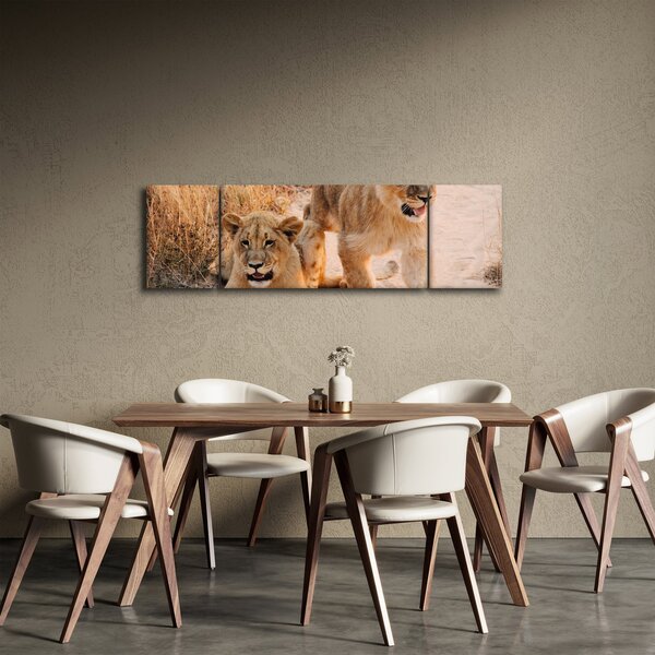 Obraz lwiątek (170x50 cm)