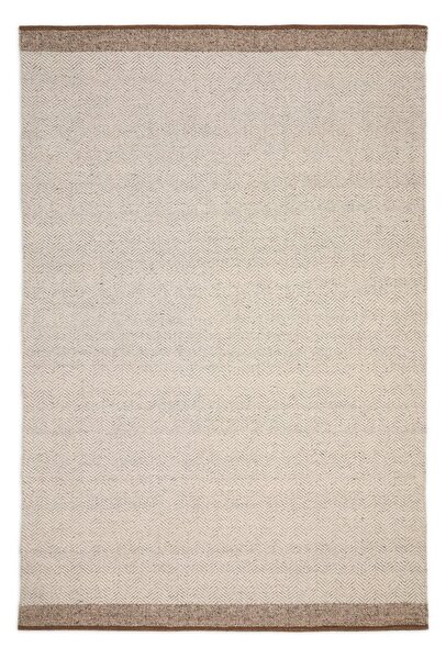 Beżowy wełniany dwustronny dywan tkany ręcznie 160x230 cm Nifelia – Kave Home