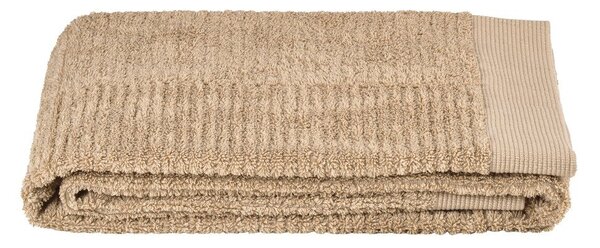 Beżowy bawełniany ręcznik kąpielowy frotte 70x140 cm Classic – Zone