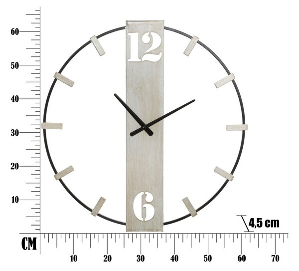 Zegar ścienny ø 61 cm Silvery – Mauro Ferretti
