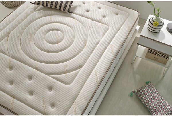 Twardy/średnio twardy piankowy materac dwustronny 160x200 cm Cashmere Premier – Moonia