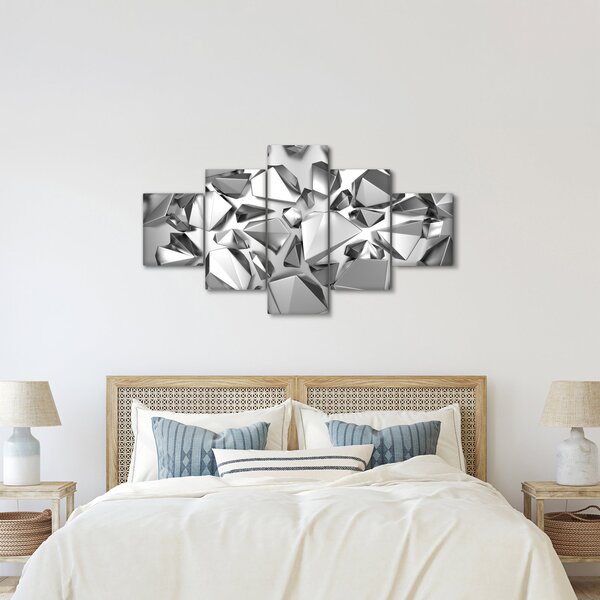 Obraz abstrakcji 3D (125x70 cm)