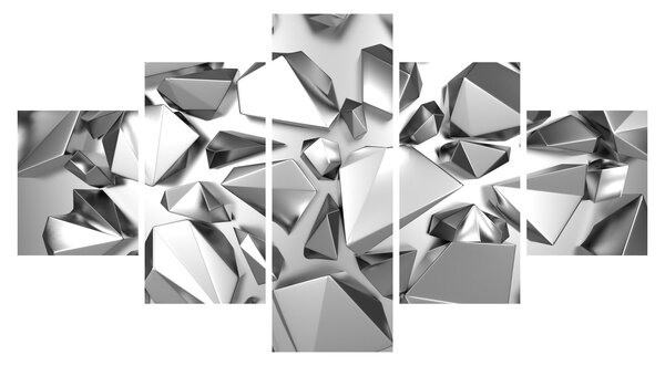 Obraz abstrakcji 3D (125x70 cm)