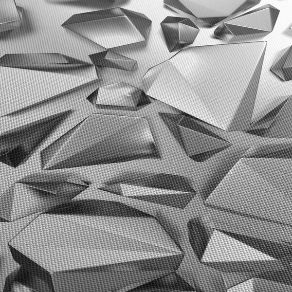Obraz abstrakcji 3D (170x50 cm)