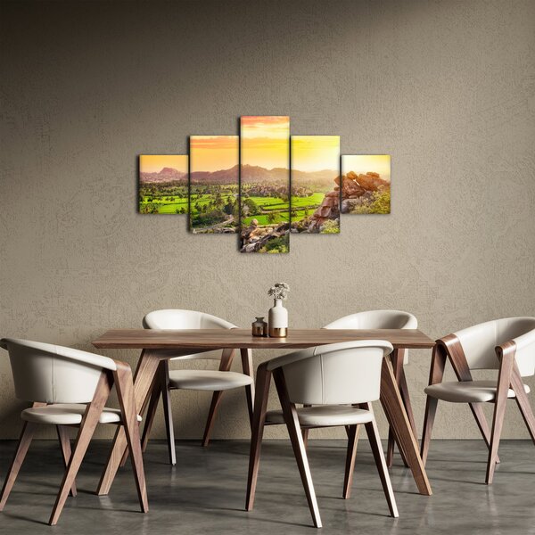 Obraz doliny Hampi w Indiach (125x70 cm)