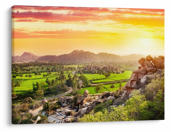 Obraz doliny Hampi w Indiach (70x50 cm)