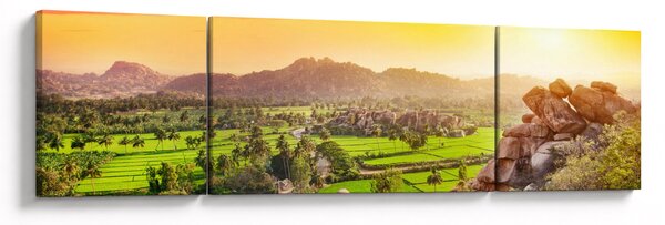 Obraz doliny Hampi w Indiach (170x50 cm)
