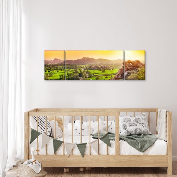 Obraz doliny Hampi w Indiach (170x50 cm)