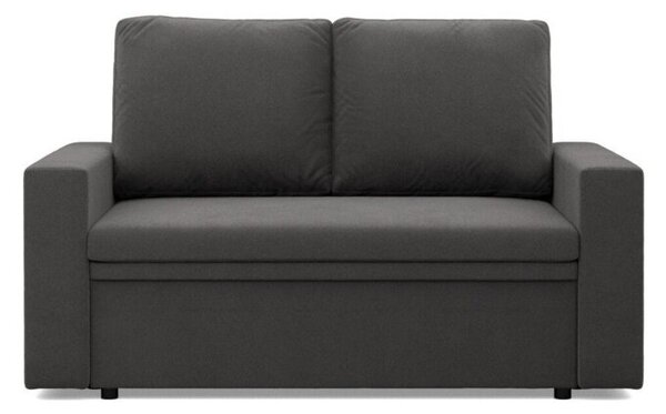 Sofa dwuosobowa, BLOM, Mikrofaza, 148x87x90 cm, szary | TYLETEGOTU