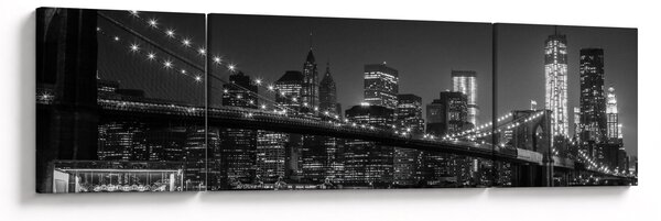 Obraz mostu Brooklyn Bridge w Nowym Jorku (170x50 cm)