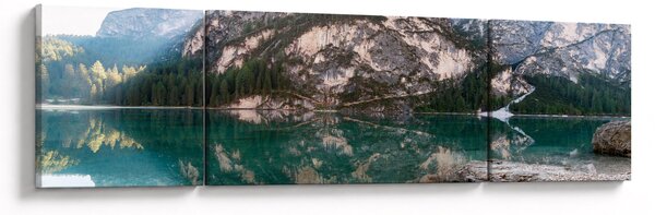 Obraz górskiego jeziora (170x50 cm)