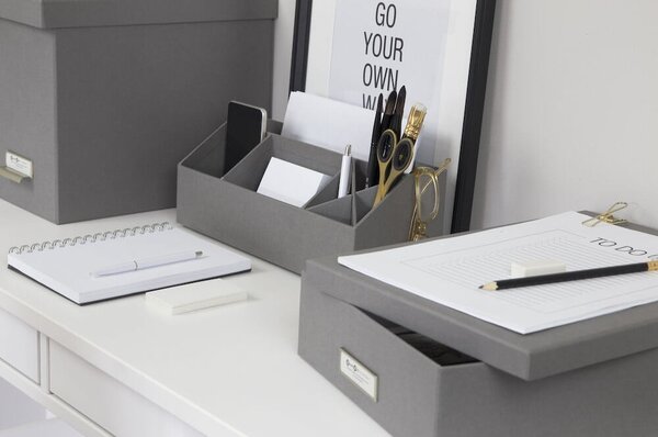 Kartonowy organizer na artykuły papiernicze Elisa – Bigso Box of Sweden