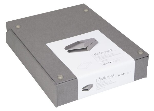 Kartonowe organizery na dokumenty zestaw 2 szt. Hakan – Bigso Box of Sweden