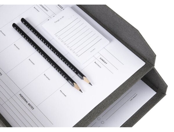 Kartonowe organizery na dokumenty zestaw 2 szt. Hakan – Bigso Box of Sweden