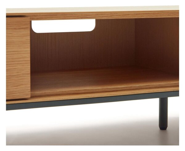 Szafka pod TV w dekorze dębu 195x35 cm Vedrana – Kave Home