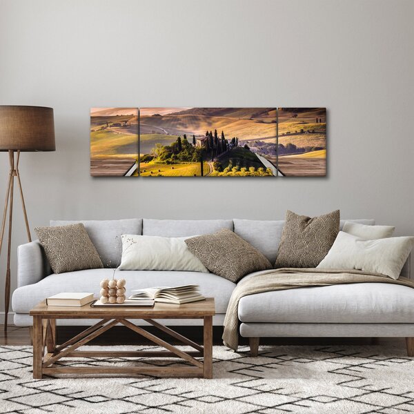 Obraz krajobrazu w książce (170x50 cm)