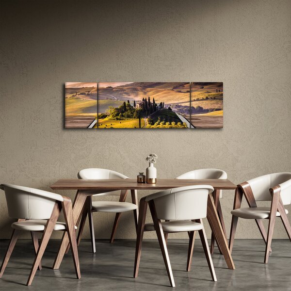 Obraz krajobrazu w książce (170x50 cm)