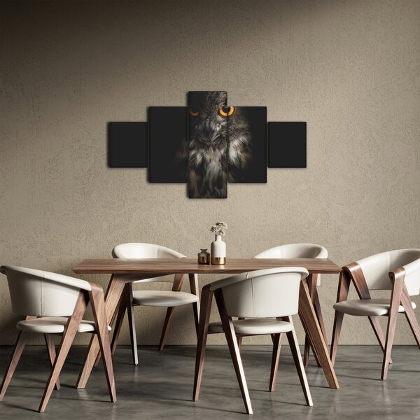Obraz sowy (125x70 cm)