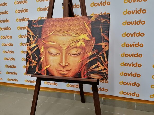 Obraz uśmiechnięty Budda