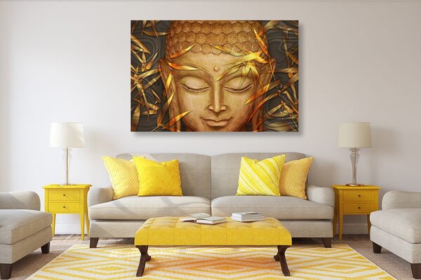Obraz uśmiechnięty Budda