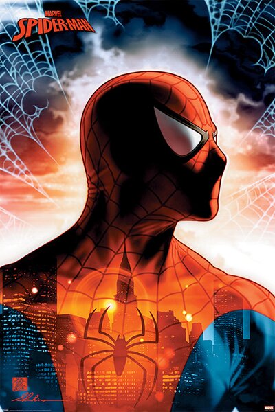 Plakat, Obraz Spider-Man - Protector Of The City, (61 x 91.5 cm)