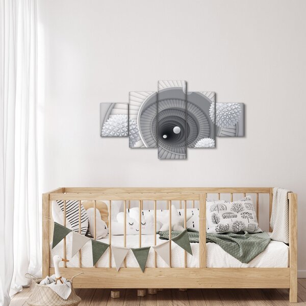 Obraz abstrakcji 3D (125x70 cm)
