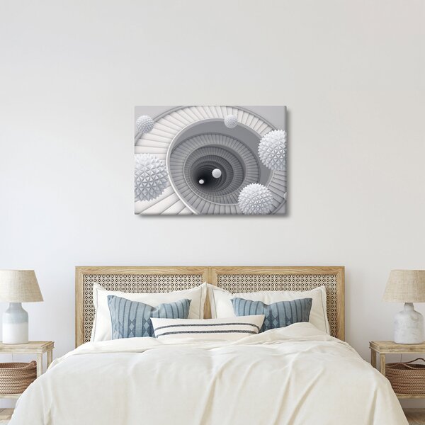 Obraz abstrakcji 3D (70x50 cm)
