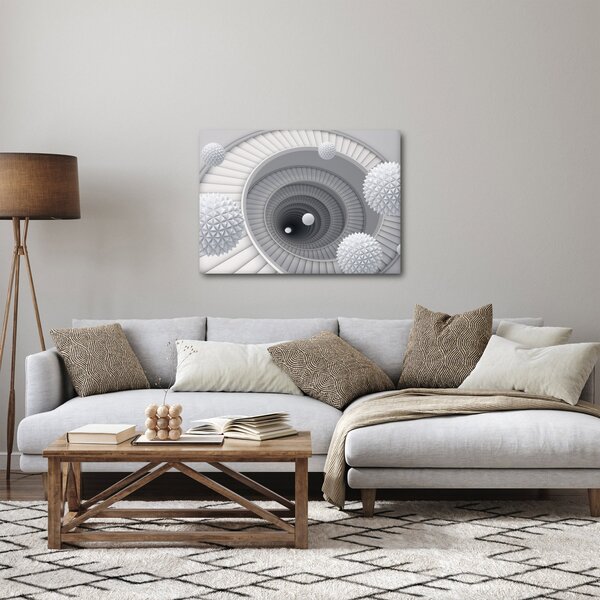Obraz abstrakcji 3D (70x50 cm)