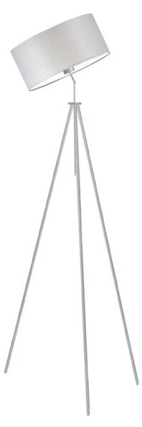 Lampa stojąca podłogowa przegubowa regulowana trójnóg z abażurem walec DECO