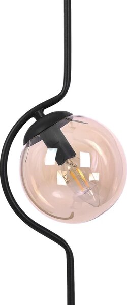Bursztynowa designerska lampa wisząca - 3X A473 H0-B17