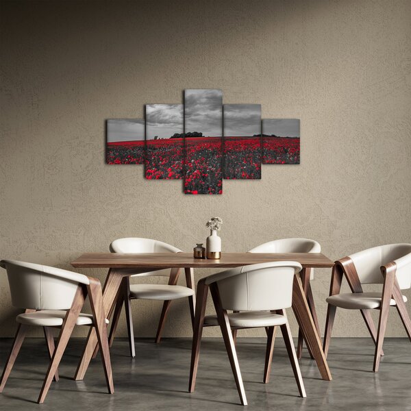 Obraz maków (125x70 cm)