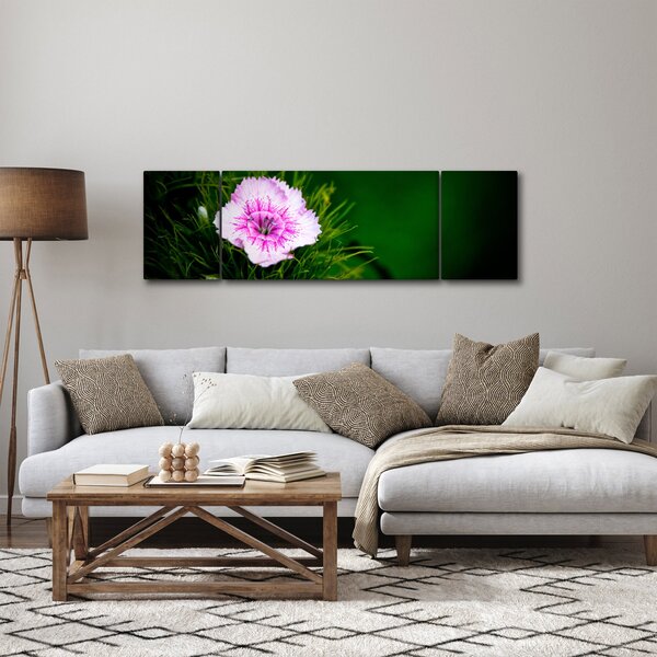 Obraz kwiatu róży (170x50 cm)