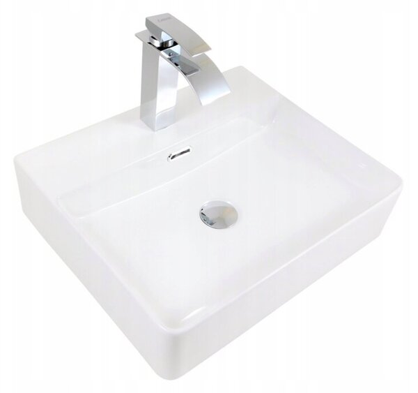Umywalka nablatowa Estiva SANDA White biała 50x36x13 cm 1 szt