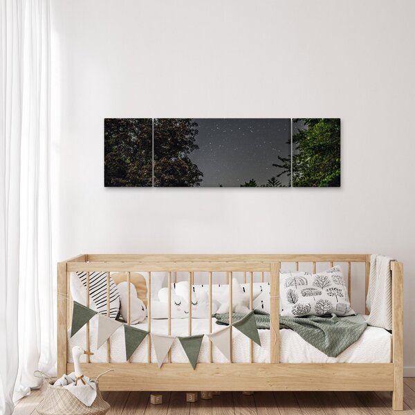 Obraz nocnego nieba (170x50 cm)
