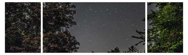Obraz nocnego nieba (170x50 cm)