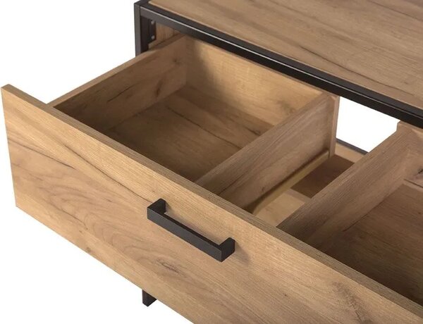 Szafka łazienkowa z umywalką dąb craft E5-W64